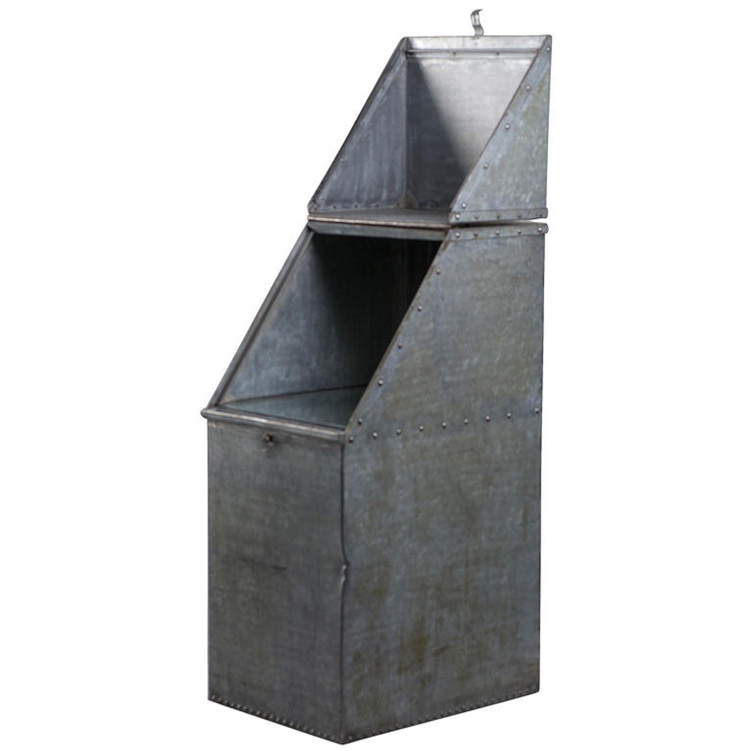 An Industrial Steel Cabinet 20.25" W x 27.75" D x 68H — United States, 20th Century