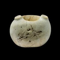 A Costa Rican Marble Mace Head of an Owl
