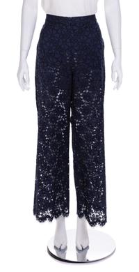 Chanel blue lace trousers, 1990-2000s