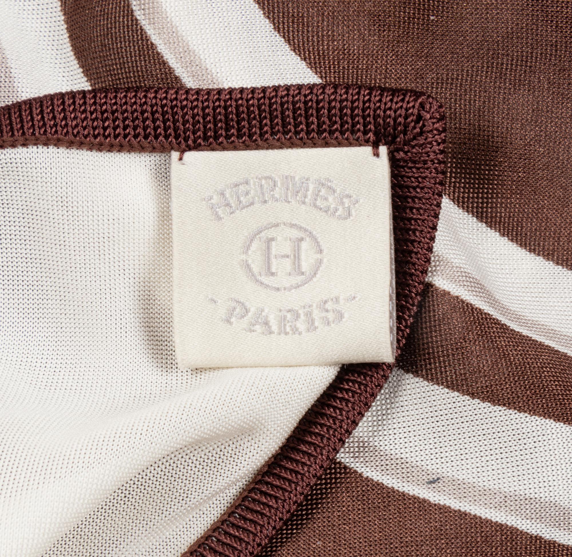 Hermès 90cm Silk Jersey Scarf