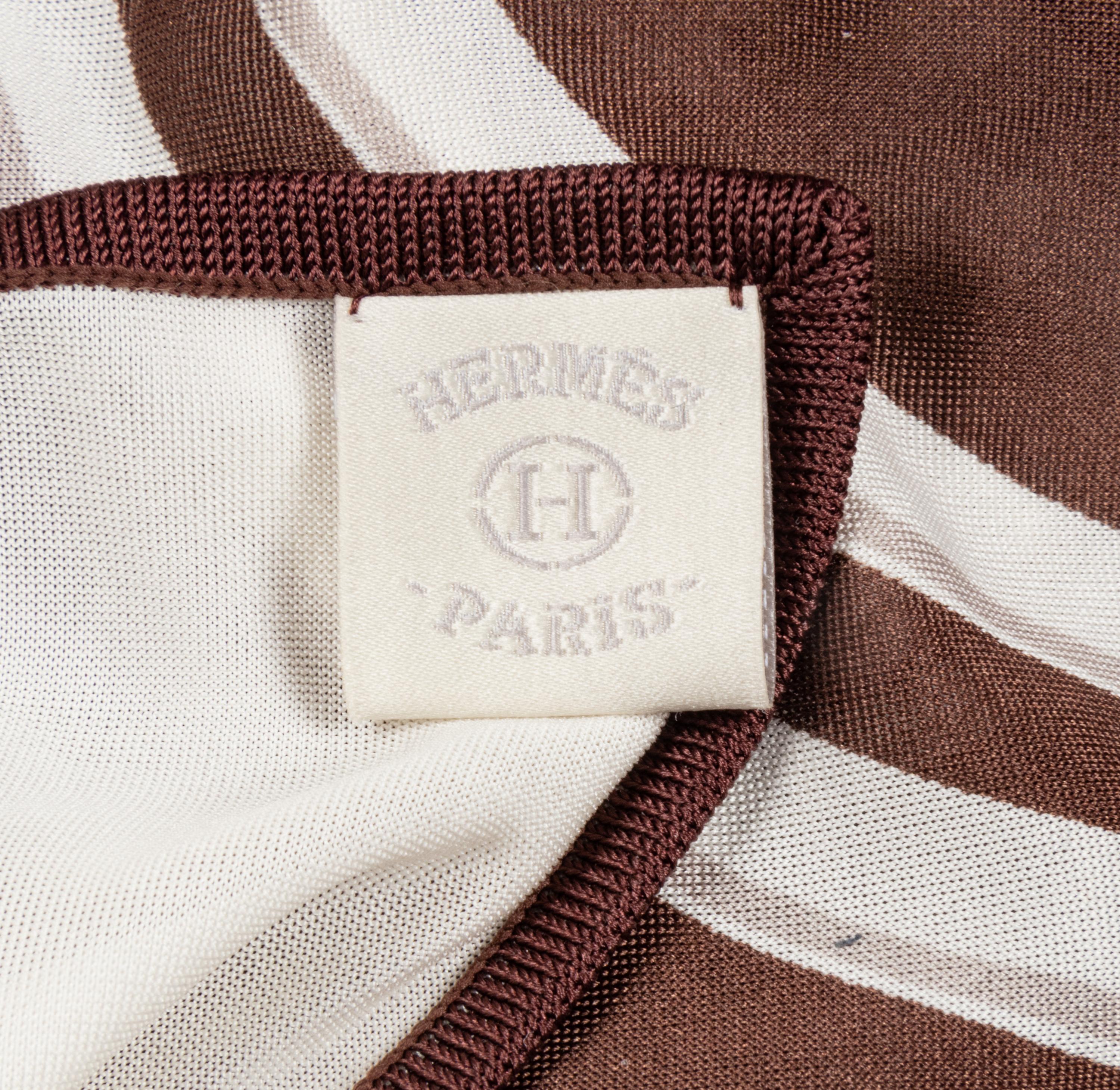 Hermès 90cm Silk Jersey Scarf