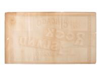 [TRANSPORTATION - RAILROAD]. Chicago, Rock Island and Pacific R.Y . Chicago: A.T. Sears, ca 1880s.