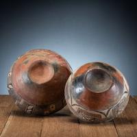 Acoma Polychrome Pottery Jars