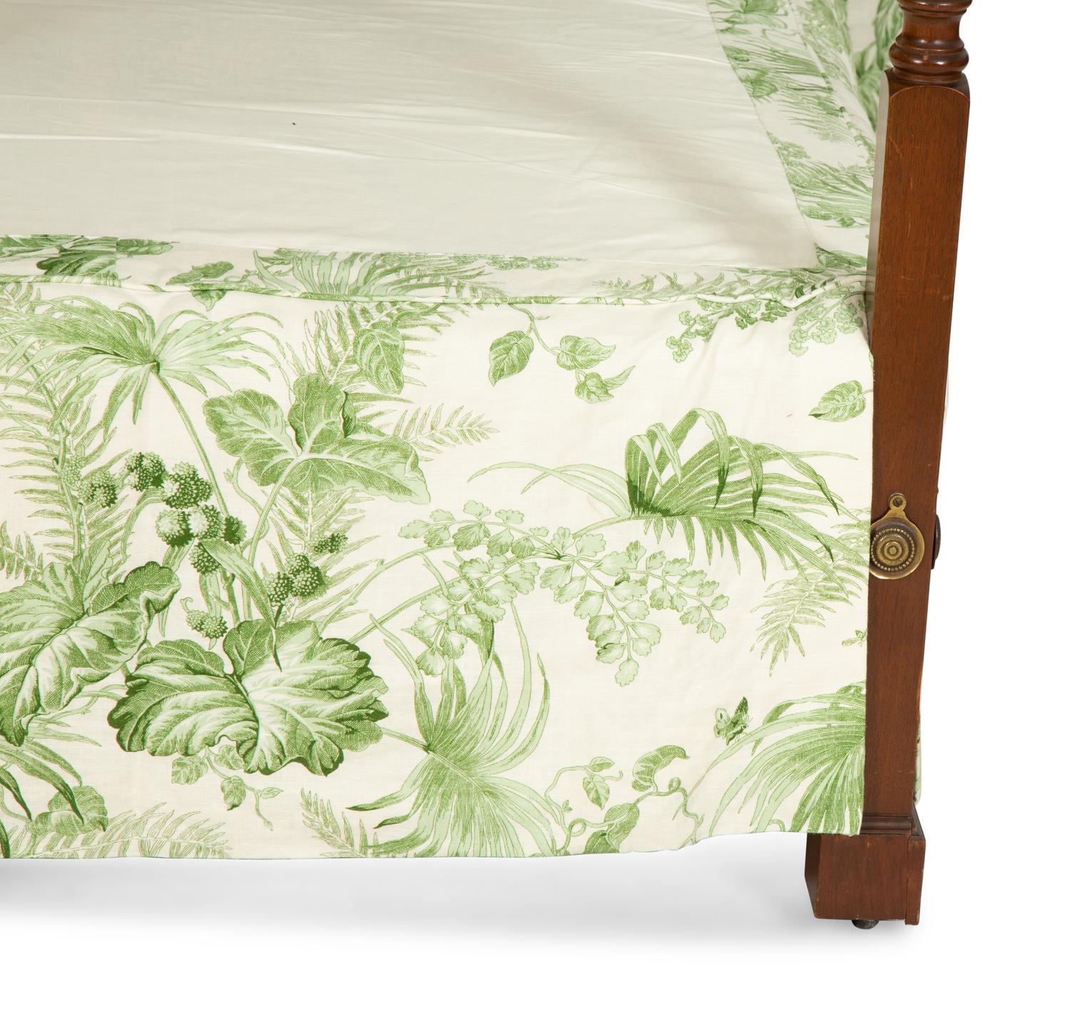 A Pair of George III Style Mahogany Tester Beds