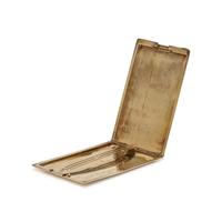 YELLOW GOLD AND PLATINUM CIGARETTE CASE