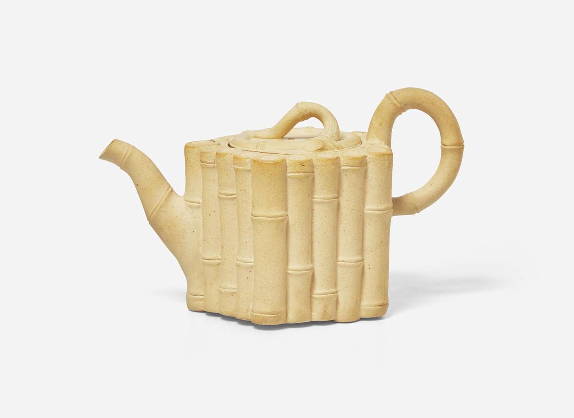 A Wedgwood & Bentley Caneware Teapot, UK, 1770s