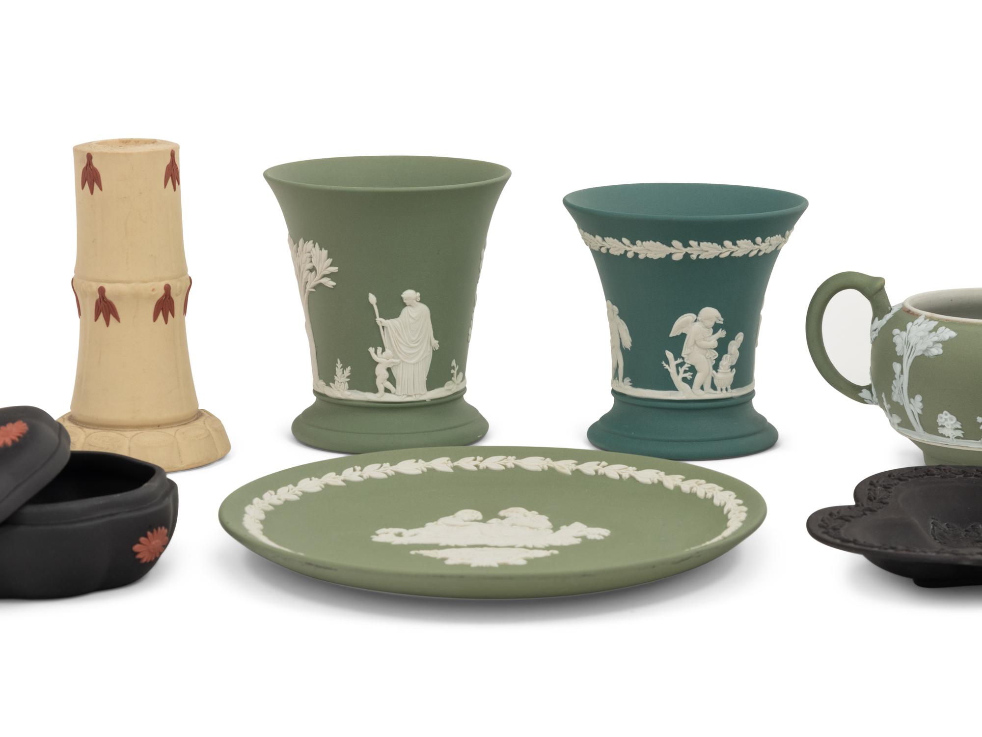 A Group of Wedgwood Jasperware Articles