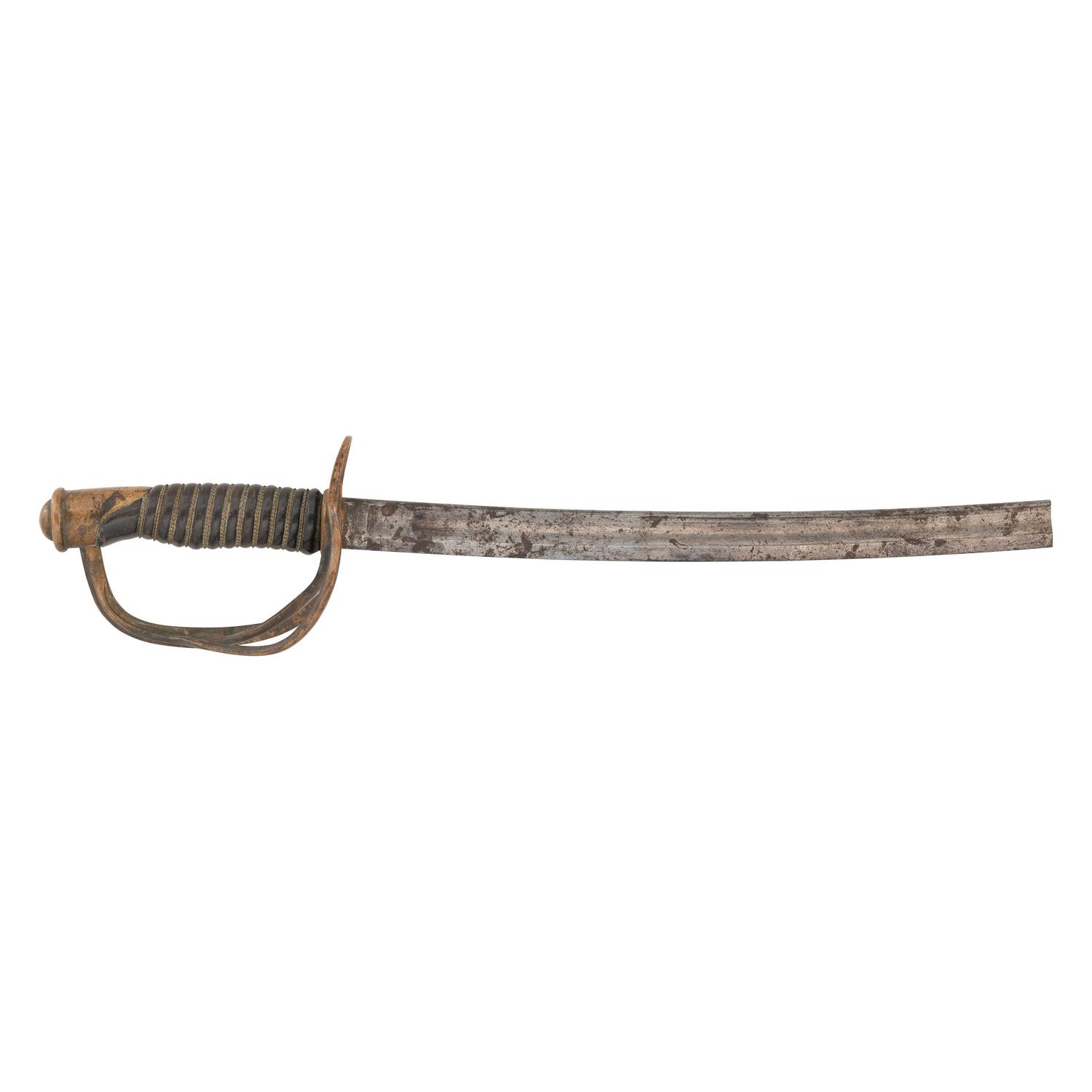 The Broken US Model 1860 Light Cavalry Saber of G.C. Sabine of the 1st DC Calvary, POW - Featured in North-South Trader Magazine