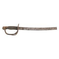 The Broken US Model 1860 Light Cavalry Saber of G.C. Sabine of the 1st DC Calvary, POW - Featured in North-South Trader Magazine