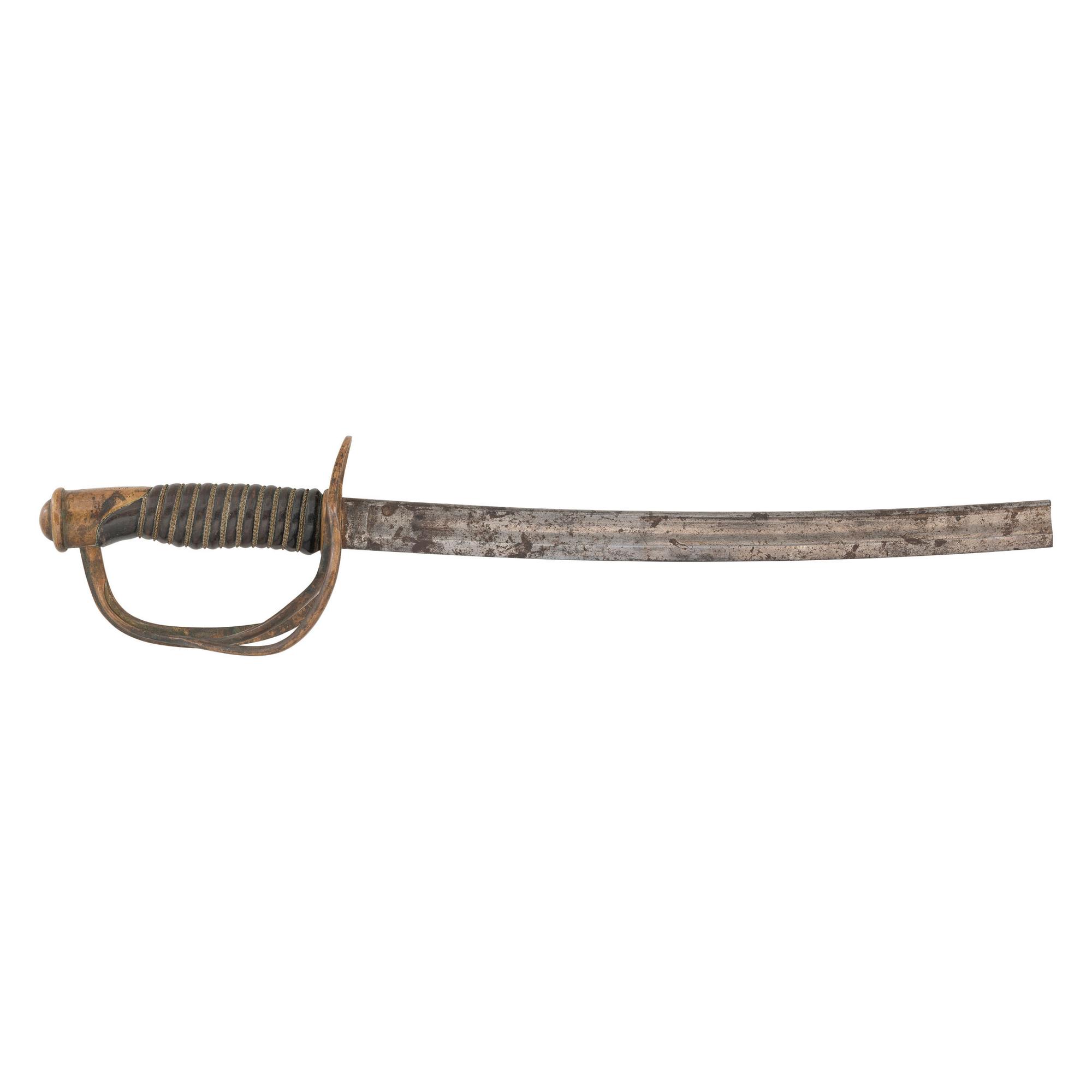 The Broken US Model 1860 Light Cavalry Saber of G.C. Sabine of the 1st DC Calvary, POW - Featured in North-South Trader Magazine