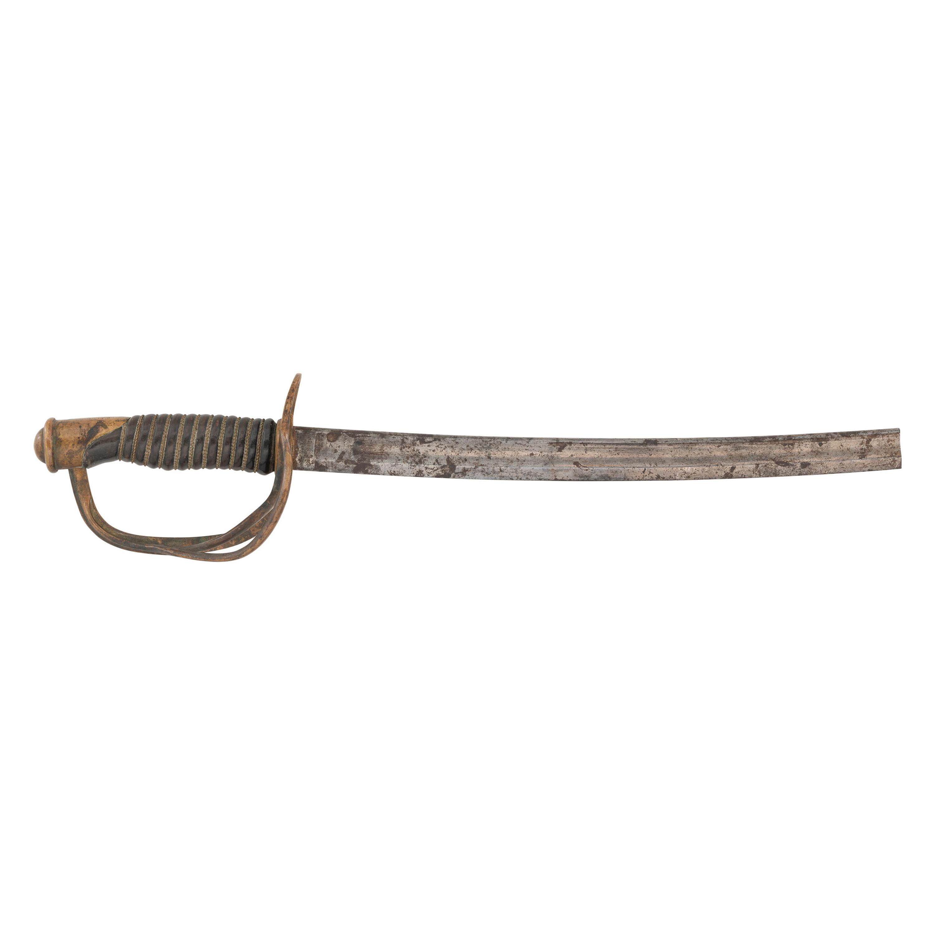 The Broken US Model 1860 Light Cavalry Saber of G.C. Sabine of the 1st DC Calvary, POW - Featured in North-South Trader Magazine