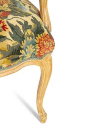 A Set of Eight Louis XV Style Painted Dining Chairs