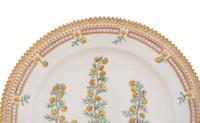 A Set of Nine Royal Copenhagen Flora Danica Luncheon Plates