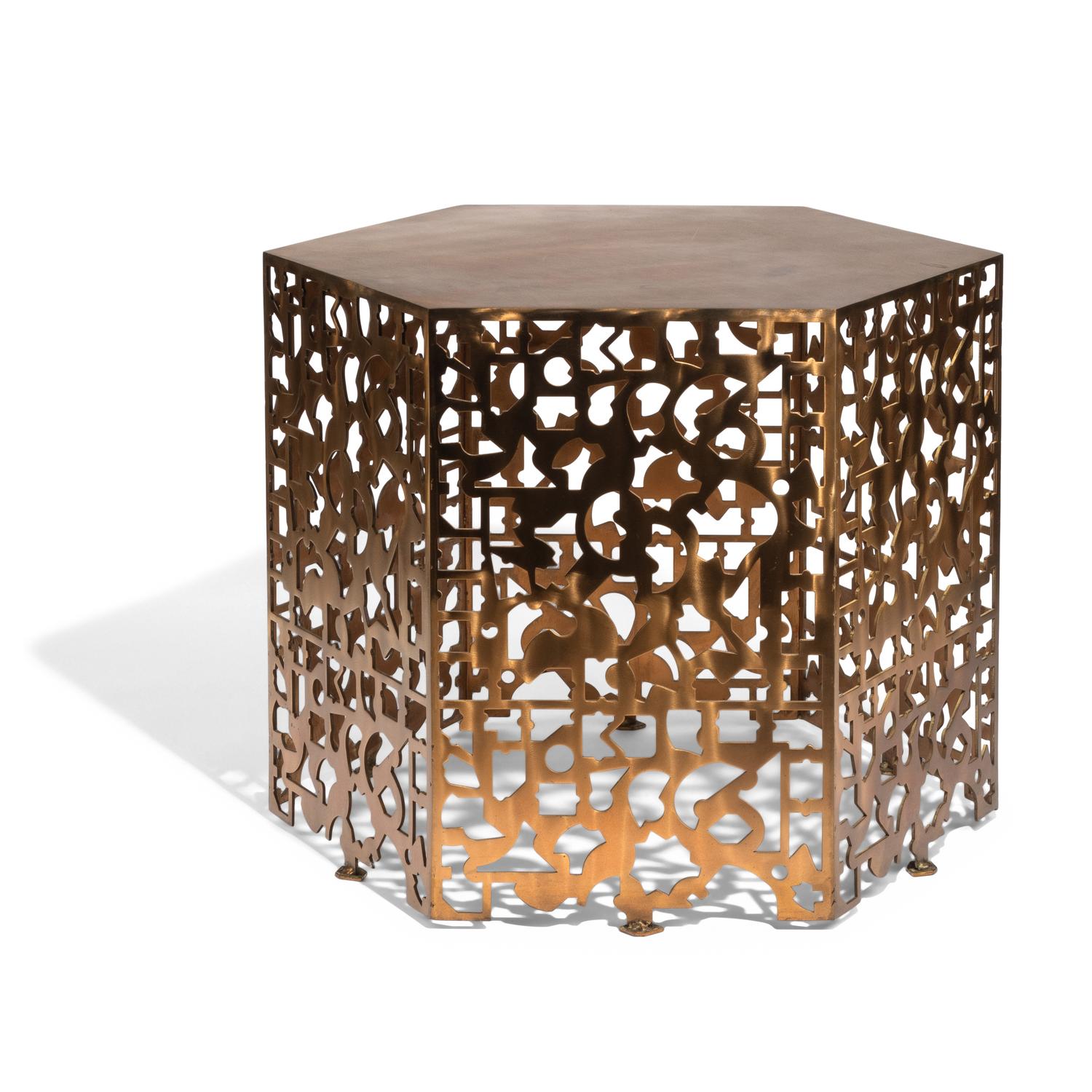 Untitled (Hexagonal End Table)