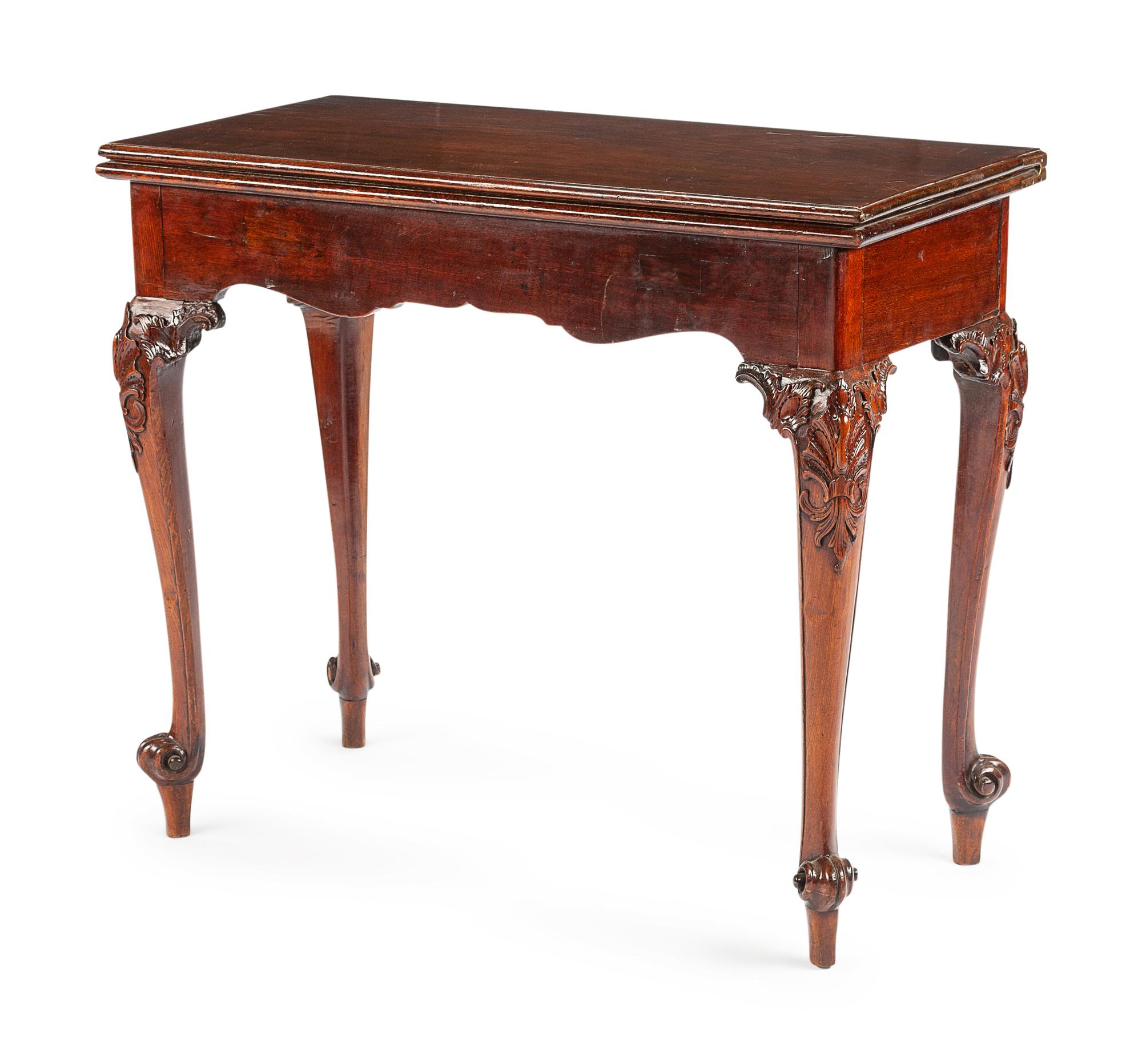 A Continental Mahogany Game Table
