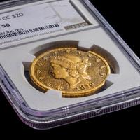 An 1889-CC Liberty Head $20 Gold Coin [NGC MS61]