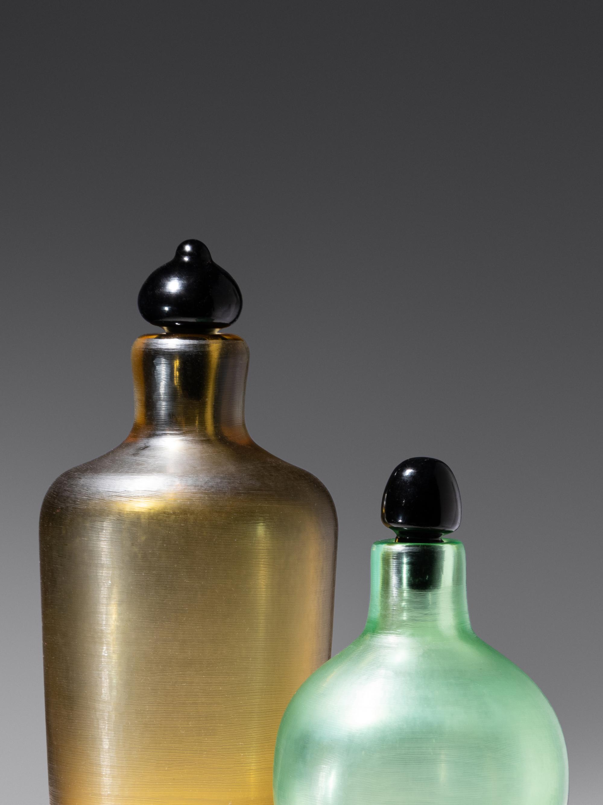 Two Inciso Bottles Venini, Italy