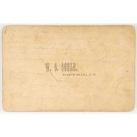 W.S. Soule, Fort Sill Cabinet Card Featuring Penateka Comanche Chief Tosawa (White Knife)