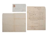 [CIVIL WAR]. A group of letters and documents related to officers in the Colored Infantry regiments, comprising:
