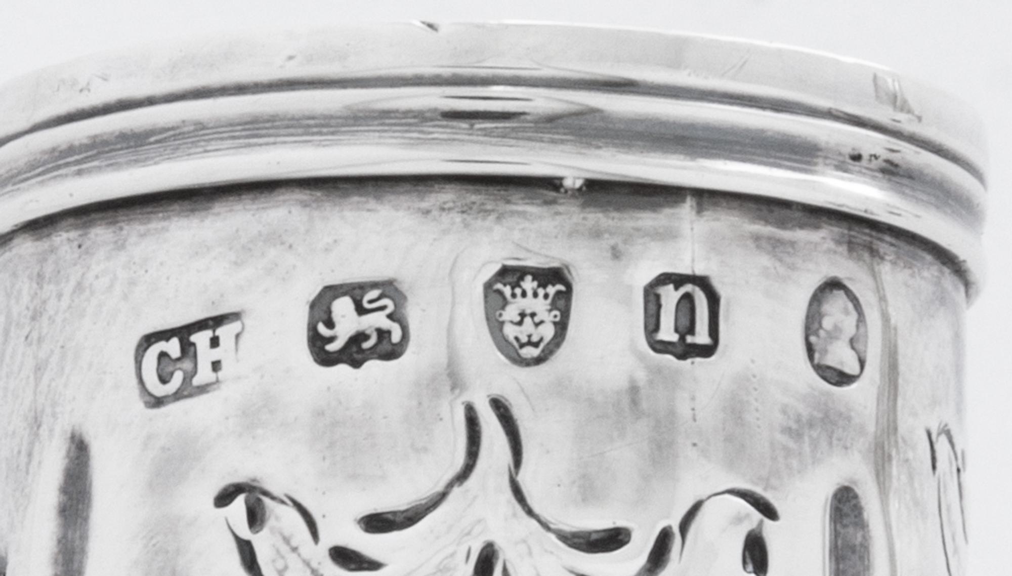 Two George III Silver Casters