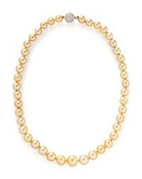GOLDEN CULTURED PEARL NECKLACE