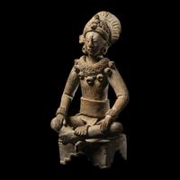 A Maya or Veracruz Terracotta Figure