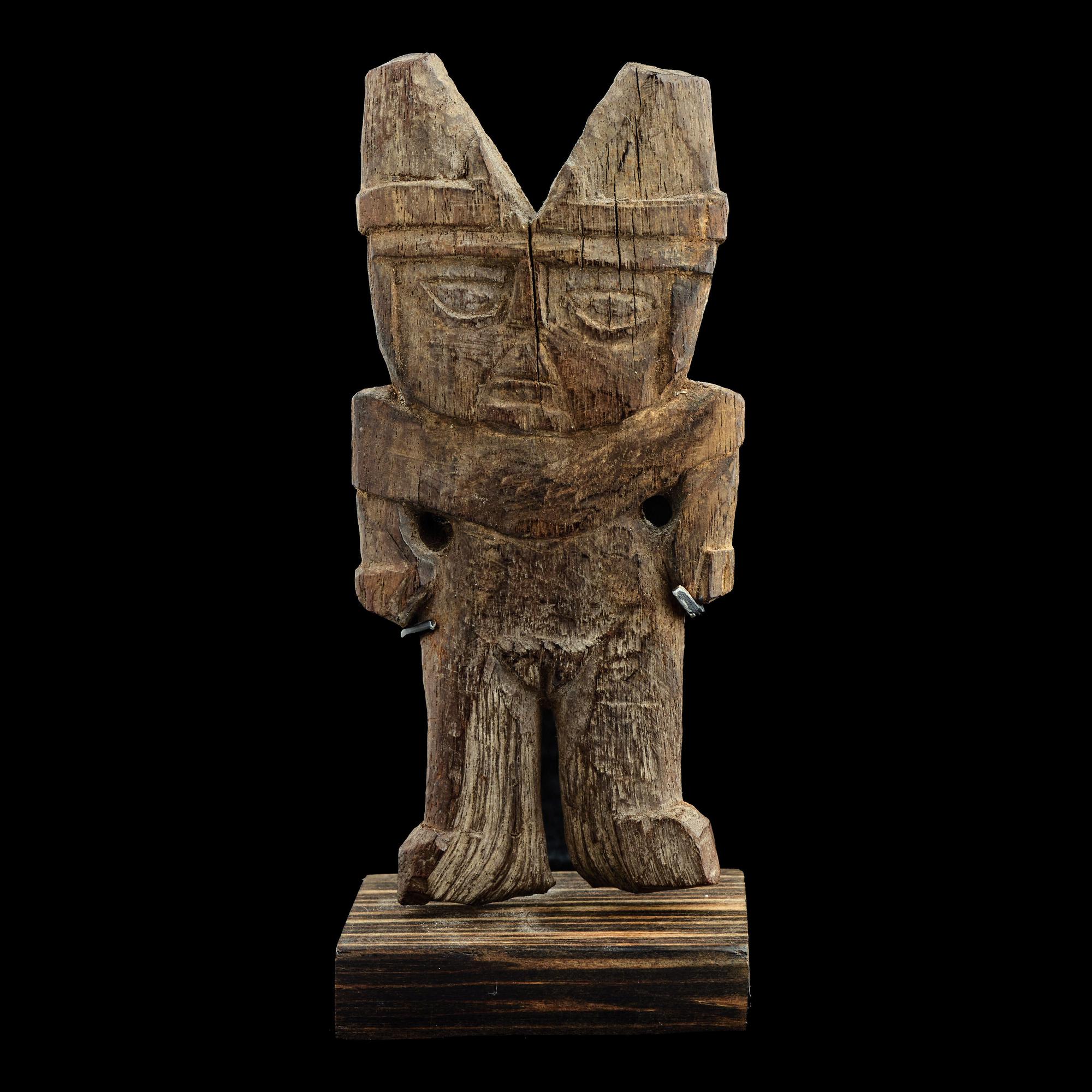 A Chimu Wood Figure