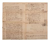 [ENSLAVEMENT & ABOLITION]. A group of 6 estate documents listing individual enslaved persons, most by name. Ca 1830-1858.