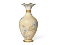 A Wedgwood Cream Glazed Queensware Vase