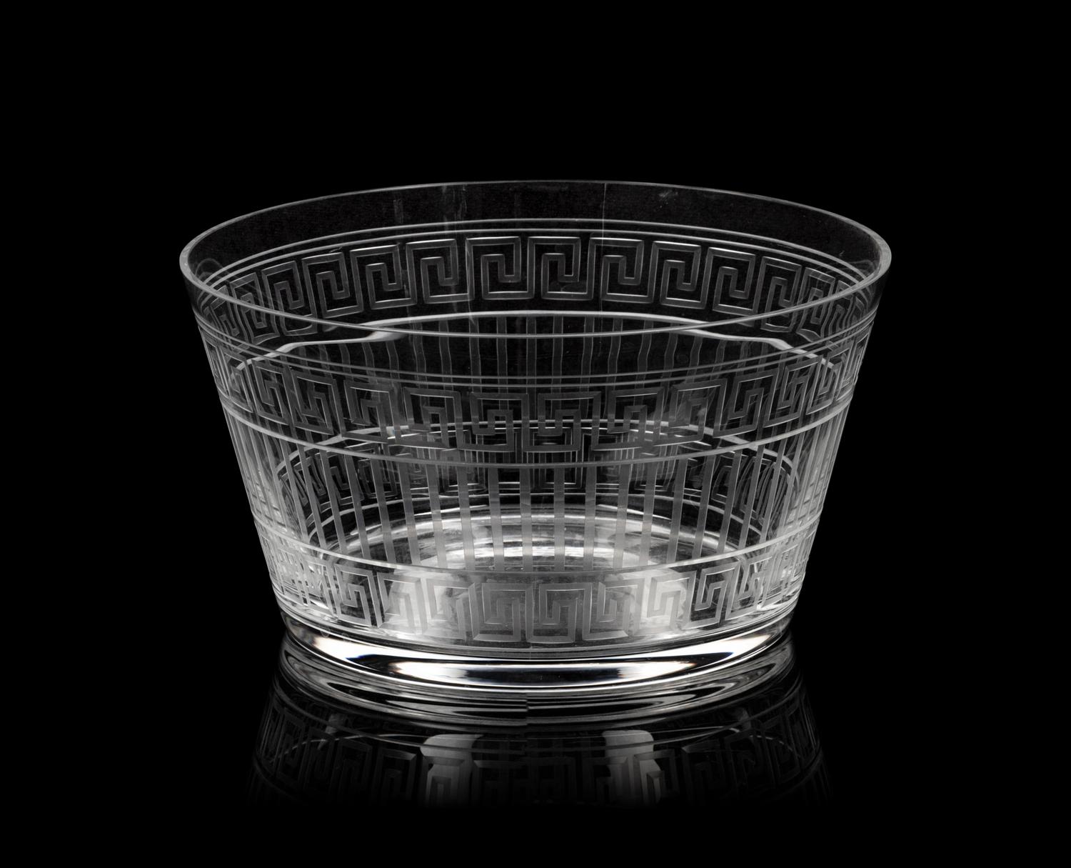 A Group of Versace Medusa Lumiere Glass Articles