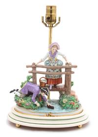 A German Porcelain Figural Group Height 10 inches. — 19TH CENTURY