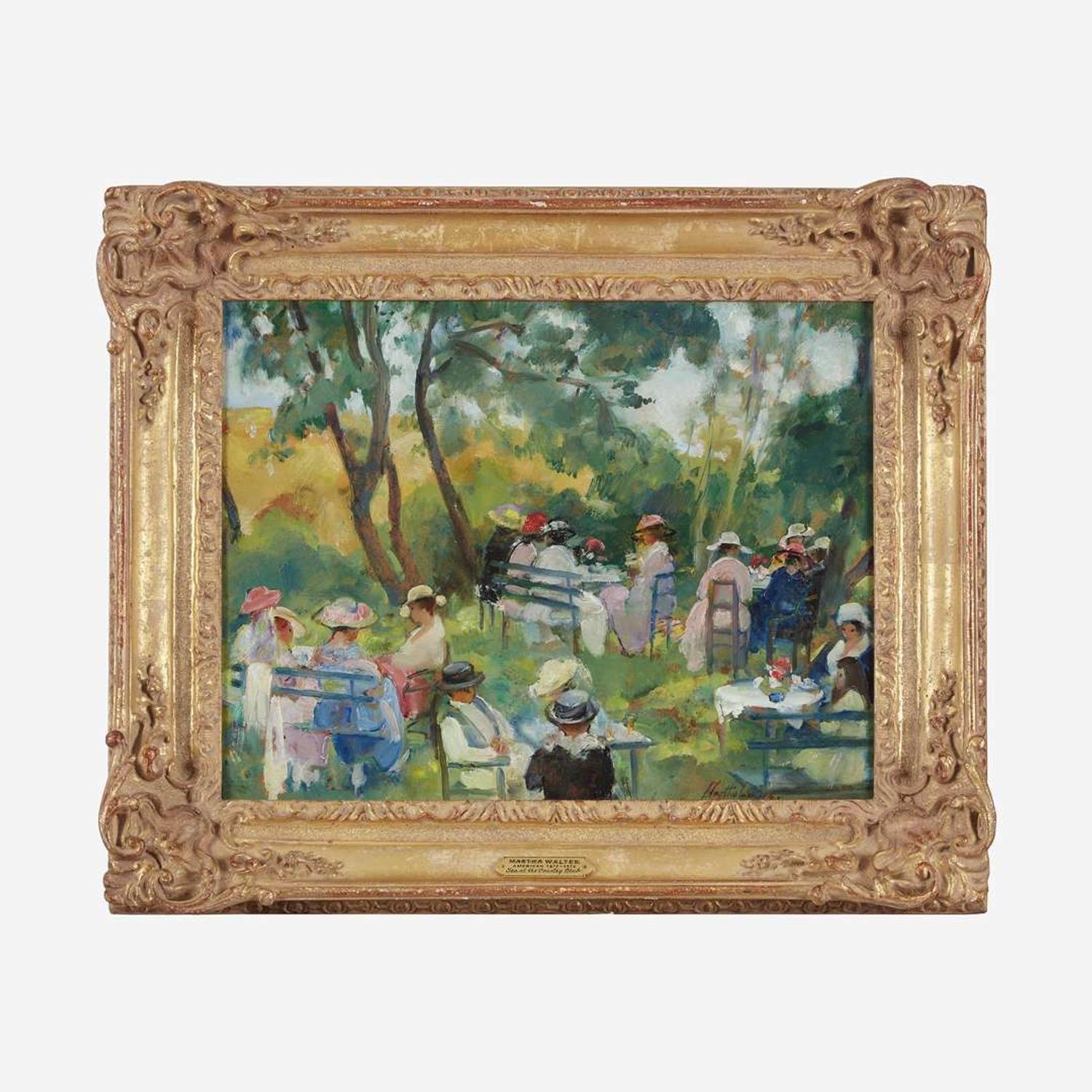 Martha Walter (American, 1875–1976) Tea at the Country Club