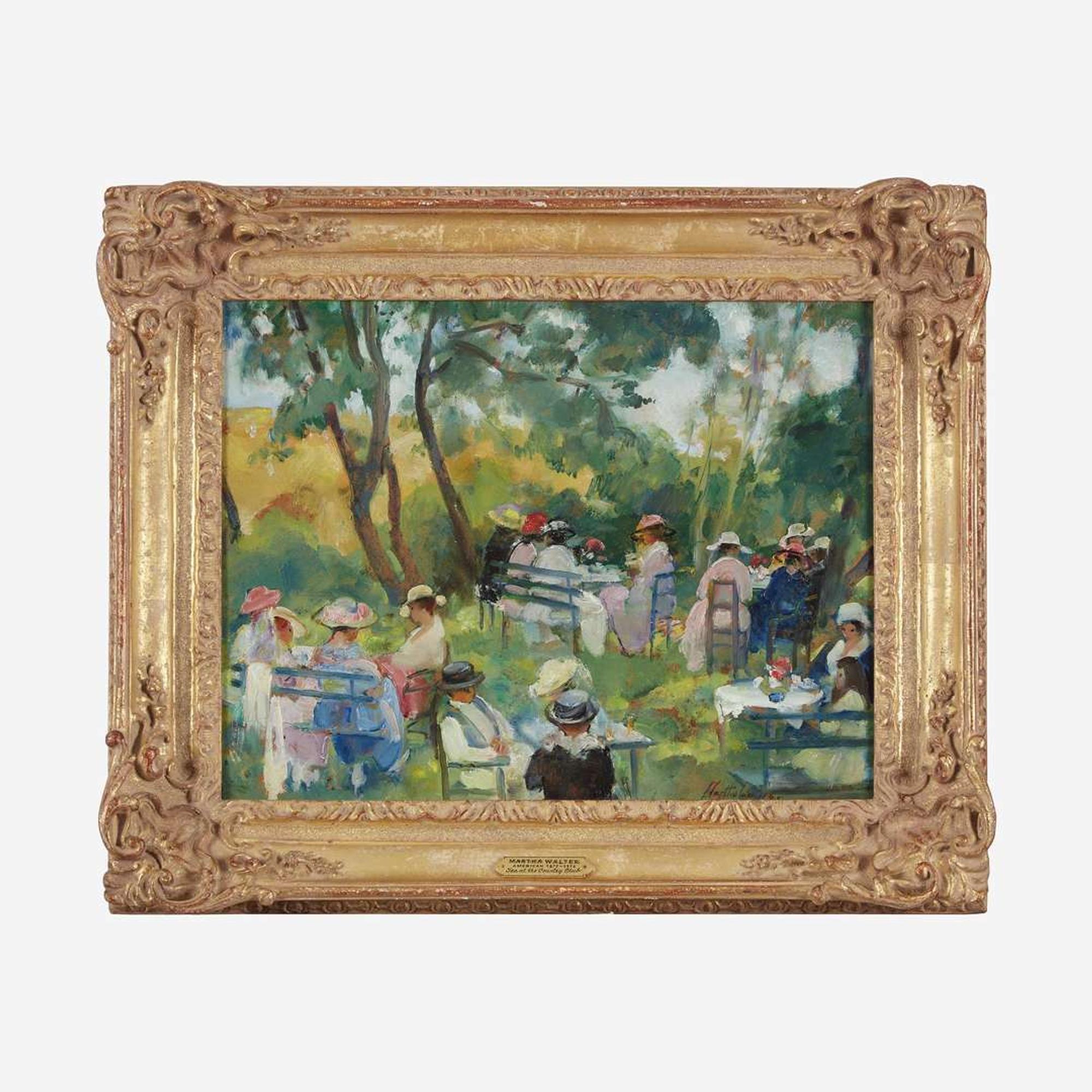 Martha Walter (American, 1875–1976) Tea at the Country Club