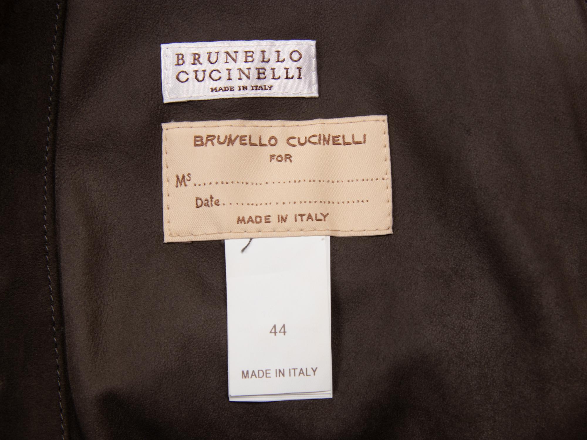 Brunello Cucinelli, Grey Suede Jacket