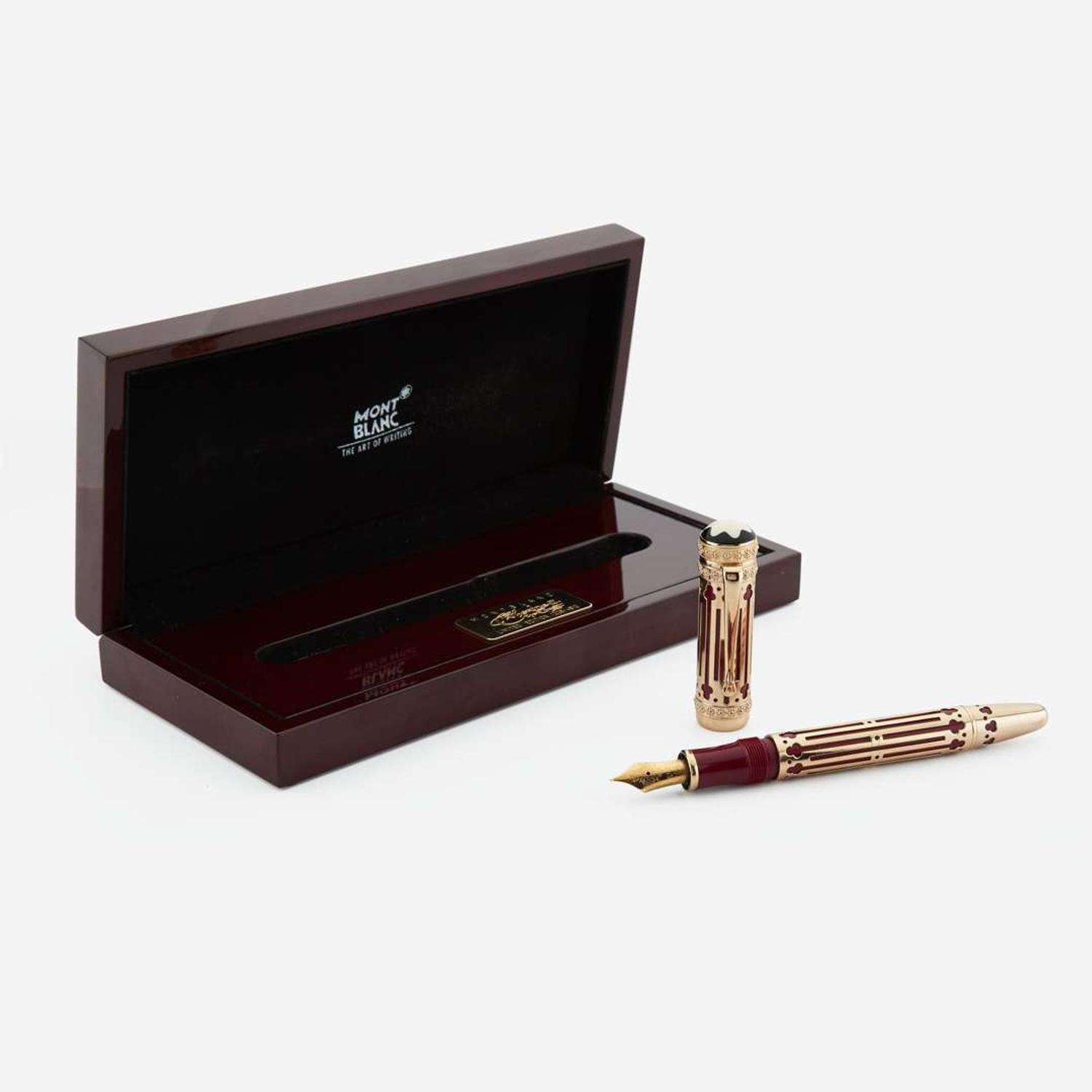 A Mont Blanc Catherine the Great fountain pen Limited Edition No 1228/4810