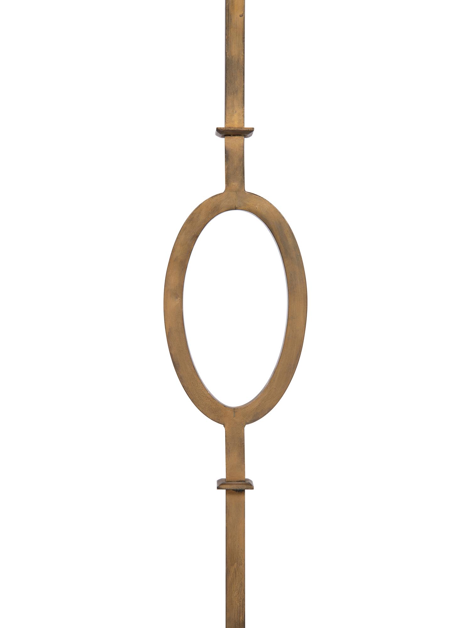 A Pair of Gilt Metal Standing Lamps