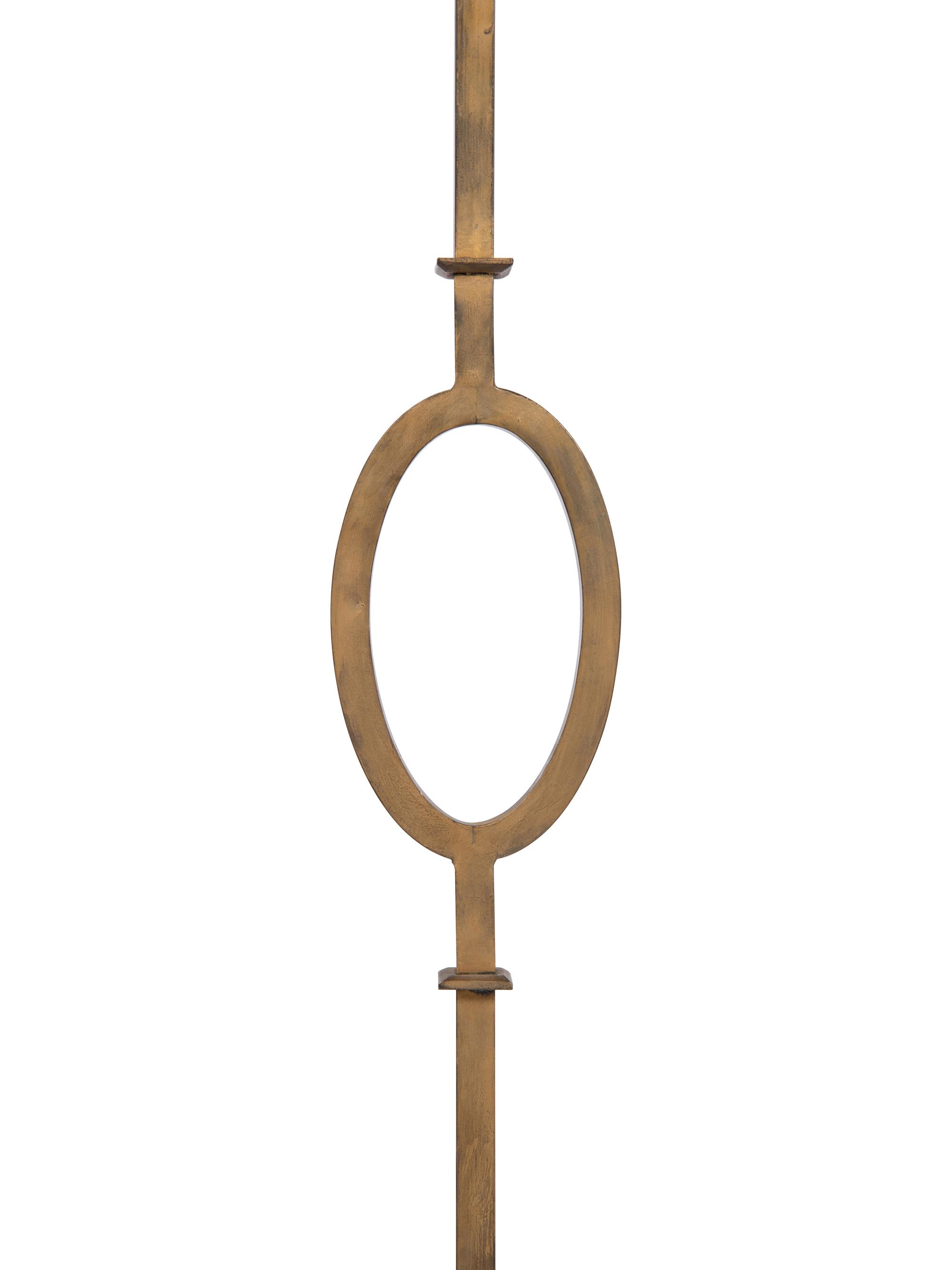 A Pair of Gilt Metal Standing Lamps