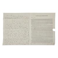 [African-Americana] Wright, Elizur, Jr., and Arthur Tappan. Rev. Samuel J. May's Partially-Printed American Anti-Slavery Society Executive Committee Commission for 1836