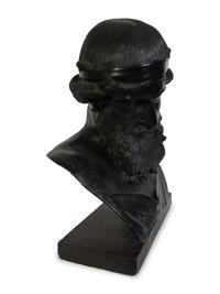 A Grand Tour Bronze Bust of Plato — 19TH CENTURY