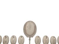A Group of American Silver Dessert Flatware