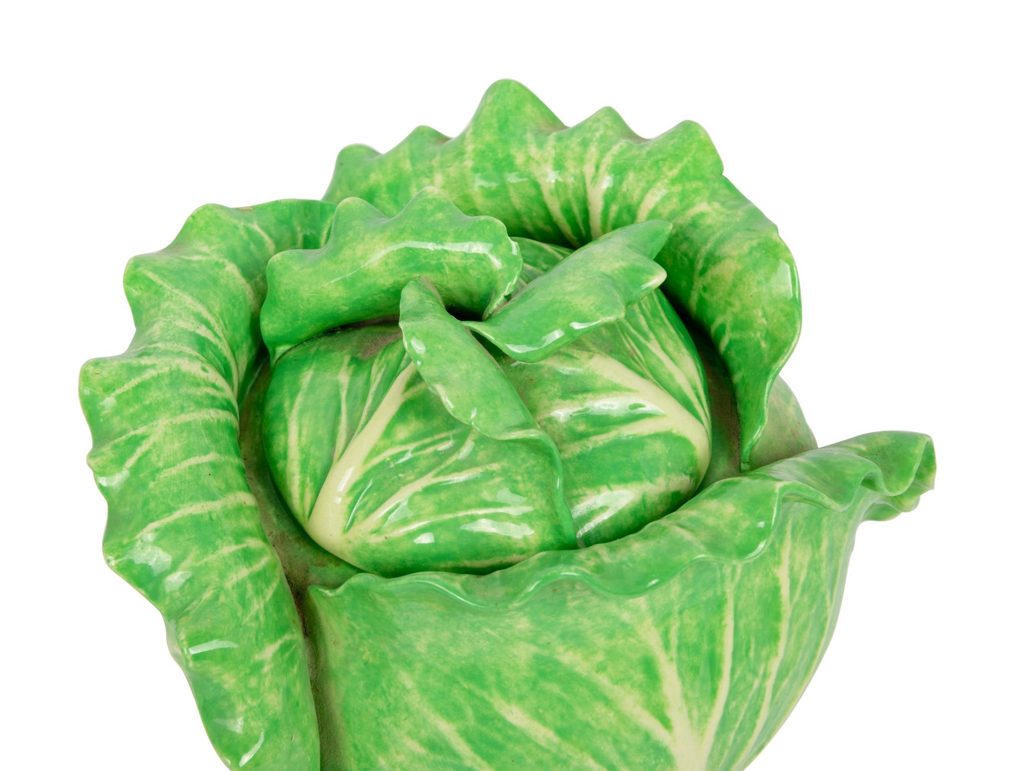 A Dodie Thayer Lettuce Ware Small Tureen