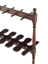 An English Walnut Boot Rack