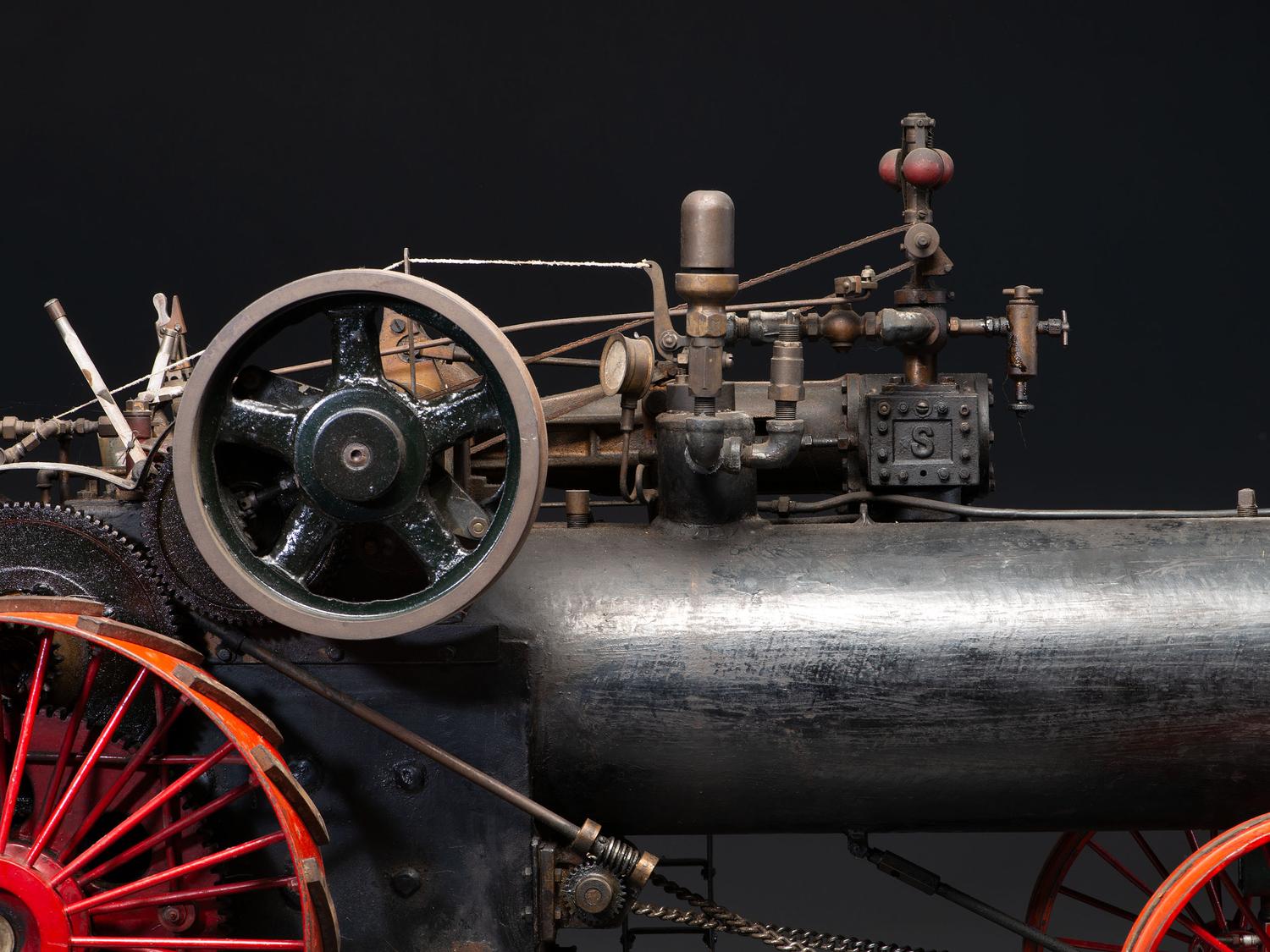 A Case Scale Model Steam Tractor