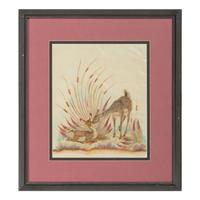 untitled, doe and fawn