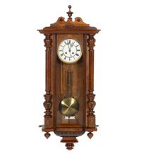 A Vienna Walnut Regulator Clock