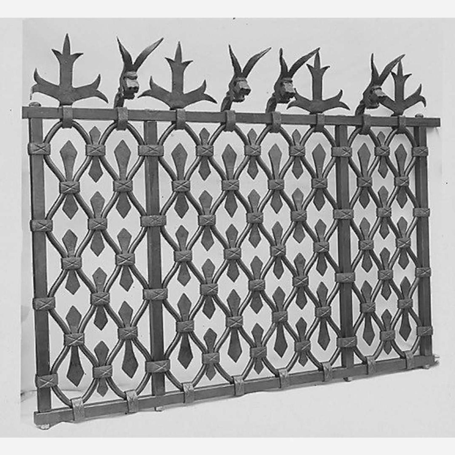 Samuel Yellin (American, b. Ukraine, 1884-1940) "Sketch in Iron", A Study for the Central Savings Bank, New York City, circa 1926-1928