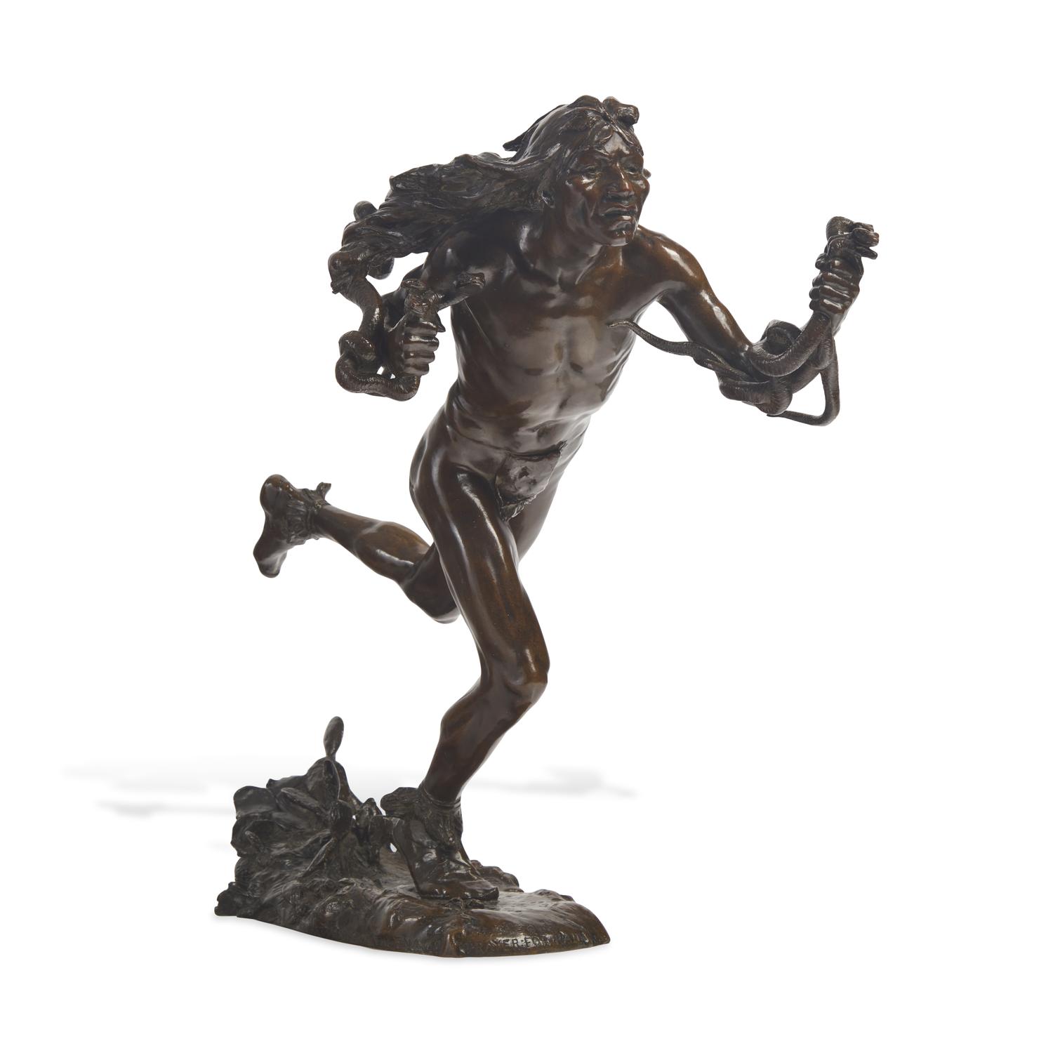 Hermon Atkins MacNeil (American, 1866-1947) — The Moqui Prayer for Rain (The Returning of the Snakes), modeled 1895-96; cast ca. 1897