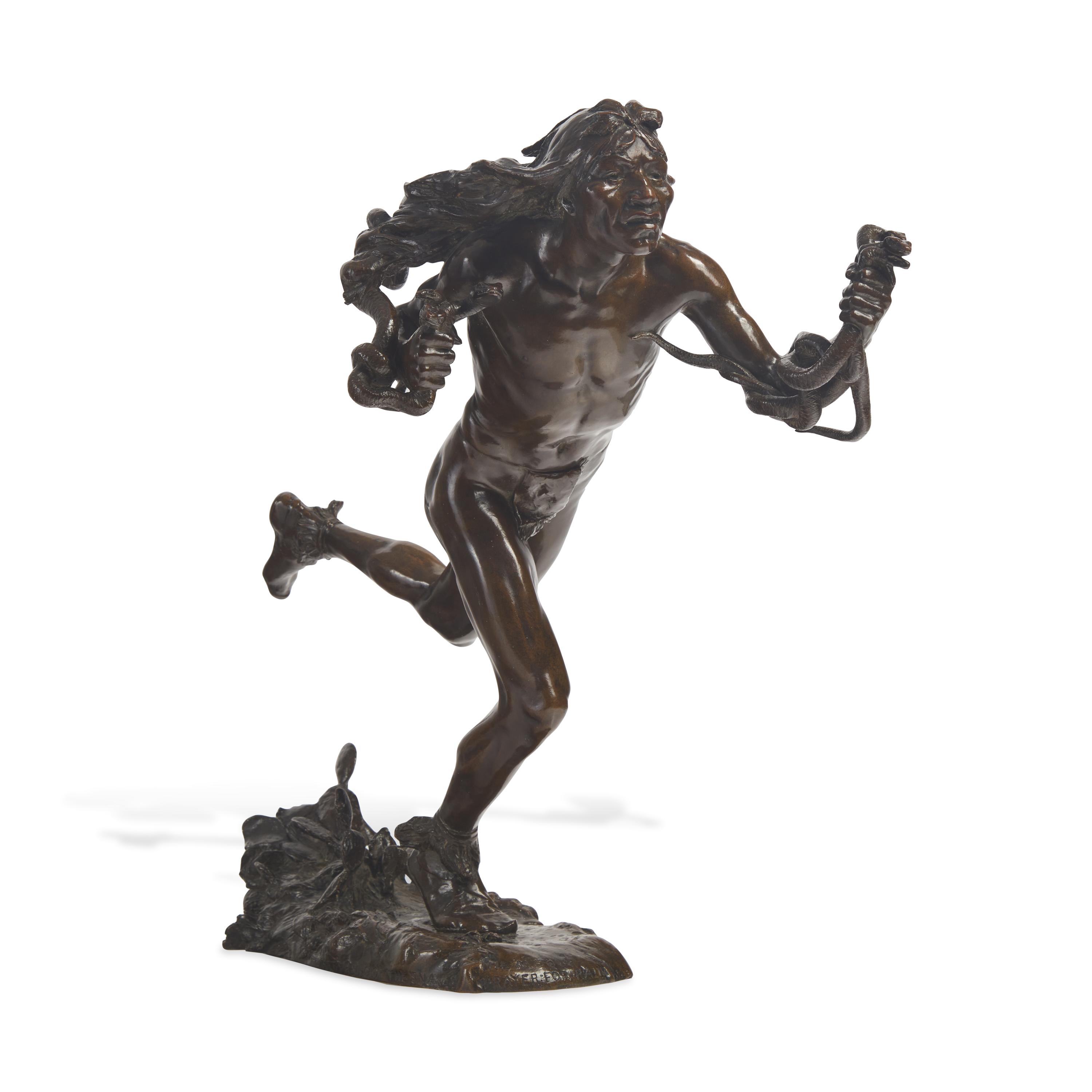 Hermon Atkins MacNeil (American, 1866-1947) — The Moqui Prayer for Rain (The Returning of the Snakes), modeled 1895-96; cast ca. 1897