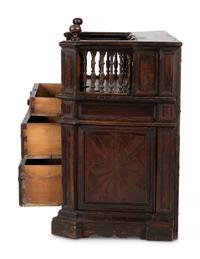 An Italian Baroque Style Walnut Desk