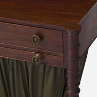 A Federal mahogany sewing stand, New England, circa 1810